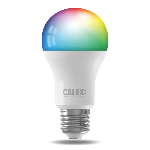 CALEX - Smart Light Bulb E27, WiFi LED A60 Bulb, RGB