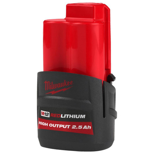 Milwaukee M12 HB2.5 2.5Ah 12V High Output Li-Ion Battery