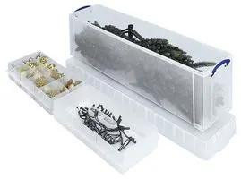 Really Useful Box 77L Trays - Color: Clear