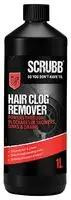 SCRUBB Hair Clog Remover, De-Odourising, Removes Blockages, Drain Unblocker & Maintainer, 1ltr