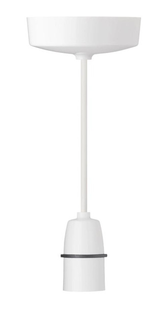 MK Ceiling Accessories 1186 WHI Pendant Set 6A 150mm - Long