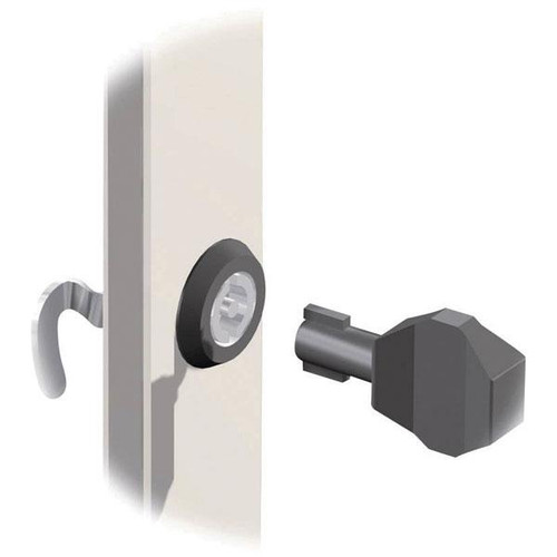 Fibox 8392235 MB 12235 Control Cabinet Key Double Bit Polyamide Black Pack of 1