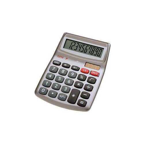 5 Star Calculator Desktop Battery/Solar-power 12 Digit 2 Set Memory Ref DT12D