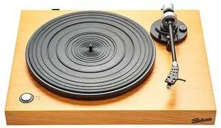 Roberts Stylus - Simple set-up, Classic High Fidelity Vinyl Turntable Record Player with Switchable Pre-amp, Light Oak