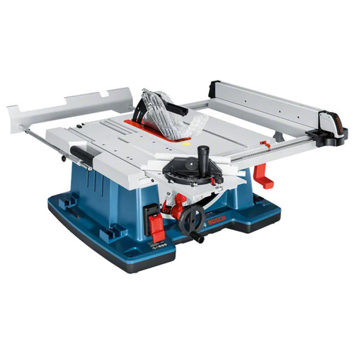 Bosch Professional Table Saw GTS 10 XC (110 V, incl. 1 x circular saw blade, Dust extraction adapter, Parallel and Angle guide, Push stick)