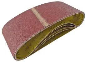 Cloth Sanding Belts 100 x 610mm 80 Grit Pack of 5