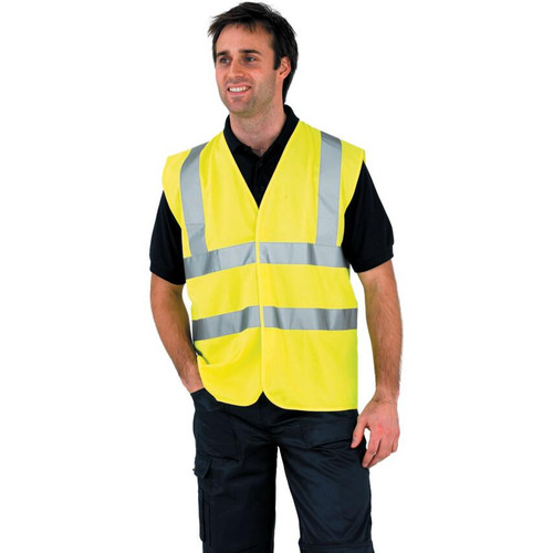 FIRE RETARDANT HI-VIS WAISTCOAT SATURN YELLOW L