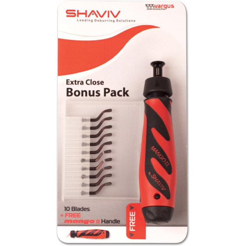 Shaviv 29249 Bonus Pack for Extra Close Work Mango IIB with 10 x B10 Blades