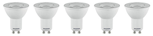 SYLVANIA Superia GU10 LED Bulbs - 7W RefLED ES50 Retro Fit - Neutral White Spotlights (4000K) - Long Life, Low Energy - 5 Pack