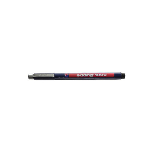 Edding 1800 Profipen Technical Drawing Pen 0.3mm Tip Black [Pack 10]