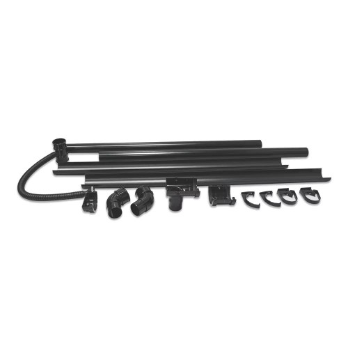 FloPlast MS1 Miniflo Half-Shed Water Butt Guttering Pack Black