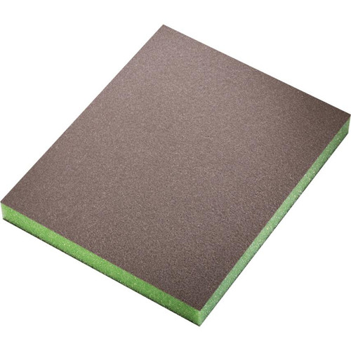 sia Abrasives 0070.1247 Series 7983 siasponge Flex Pad, Fine, Yellow, 120mm x 98mm, Pack of 10