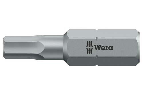 Wera Hexagonal Bit 1/4 Inch with Hex-Plus Profile 6 mm