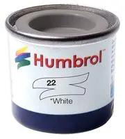 HUMBROL AA0240 Gloss White Enamel Paint, No 22 - 14ml
