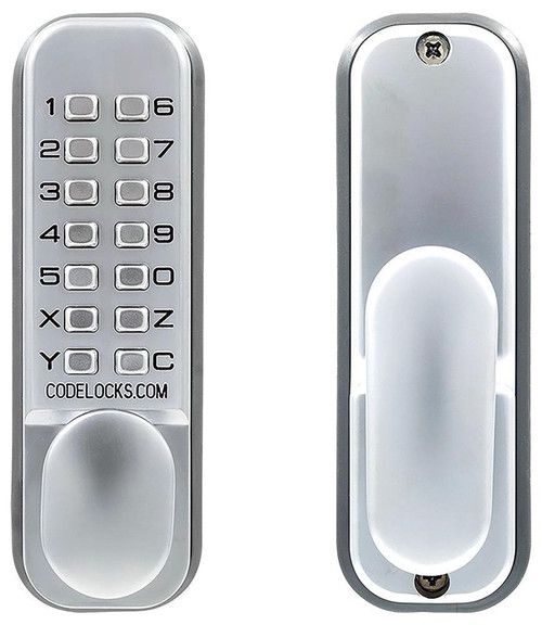 Codelocks 90116 CL155 Lock, Fire Kit, Silver Grey
