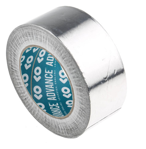 ADVANCE TAPES AT500 Tape, Foil Shielding, Aluminium Foil, 50 mm, 1.97", 45 m, 147.64 ft (1 piece)