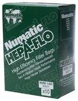 Numatic - Vacuum Cleaner Bag Numatic Hepa-Flo 6 Liter Compact (10pcs) NVM1AH - 604011