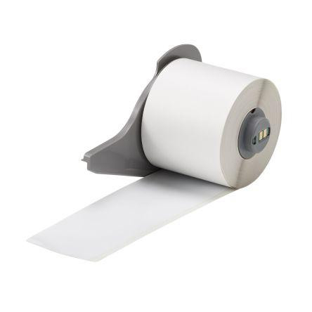 Brady All Weather Permanent Adhesive Vinyl Label Tape for M710 and BMP71 Printers - 2" x 50', White.