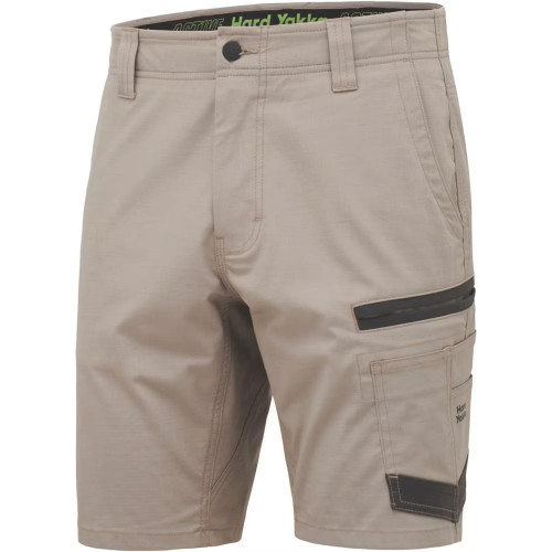 Hard Yakka Raptor Active Mid-Short Men, Desert, 30"
