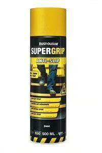 RUST-OLEUM 2444 Supergrip Anti-Slip Spray, Non-Skid In A Second, Safety Yellow