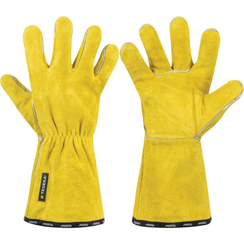 Ejendals 19-8 Size 8 'Tegera 19' Welding and Heat-Resistant Glove - Yellow