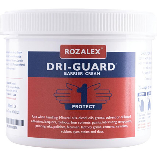 Rozalex Dri-Guard Protection "Easy Pump" Barrier Cream Jar 3 Litre