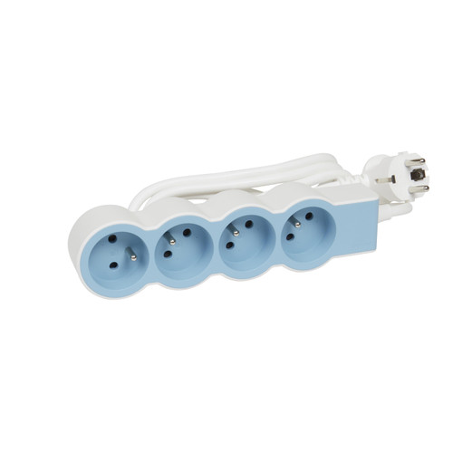 4 Socket 1.5m Type E French Extension Lead by Legrand