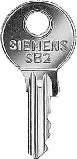 Siemens 3SB29 08-2AJ Key for CES Key Operated Switch lock No. SB2