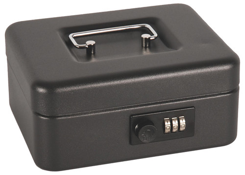 Cathedral Products 8 Inch Steel Cash Box with Combination Lock