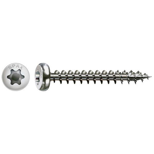 Spax T-Star Plus, 4Cut Panhead - Universal Screw, Fully Threaded, Stainless Steel A2