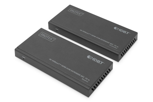 DIGITUS HDBaseT HDMI KVM Extender 4K/30Hz, 70 m, 10.2 Gbps, HDCP 2.2