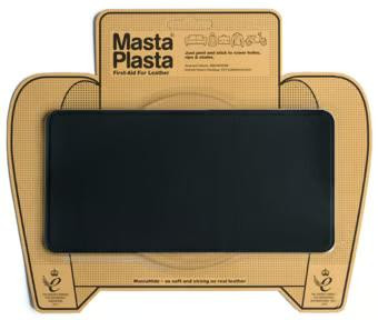 MastaPlasta Self-Adhesive Premium Leather Repair Patch - Black 20cm x 10cm (8in x 4in)