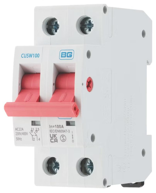BG 100A Double Pole Circuit Breaker 60497-3