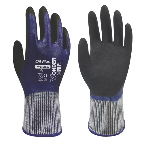 Wonder Grip WG-518W Oil Plus Oil-resistant Gloves, Size L/09