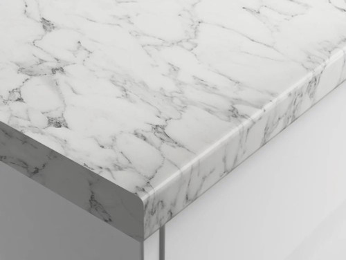 Wilsonart Marmo Bianco White Marble Effect Laminate Worktop