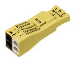 WAGO Leuchtenklemme Starr: 0.75-4mm² Polzahl: 2 40 St. Yellow