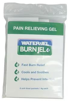Water-Jel 6 x BurnJel 4 g Sachet by WaterJel