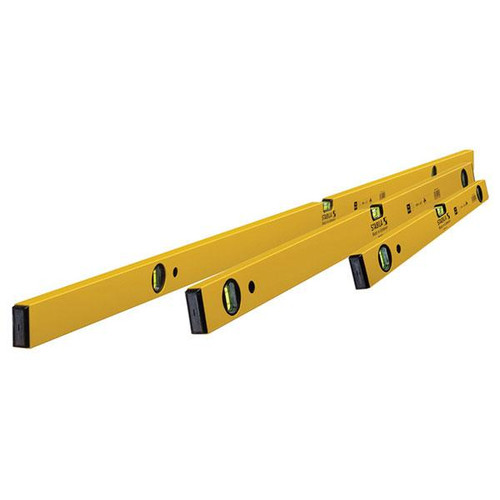 Stabila - 70-2 Double Vial Plumb Spirit Level Pack 60, 120 and 180 centimetre