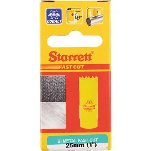 Starrett 63FCH025 Hole Saw (25 mm) - Yellow