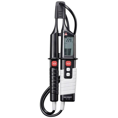 VOLTCRAFT VC 65 Two-Pole Voltage Tester CAT III 1000 V, CAT IV 600 V Acoustics, LCD, LED