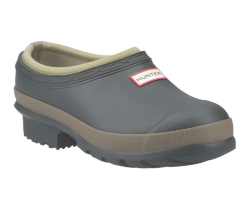 Hunter Womens/Ladies Neoprene Garden Clogs (7 UK) (Dark Olive/Clay)