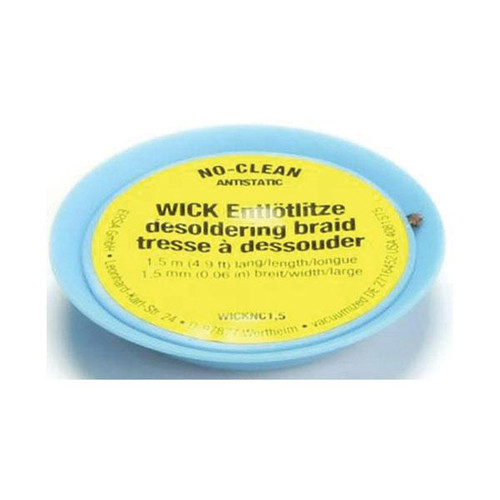 Ersa NoClean Desoldering Braid, 4.9 mm to 1.5 m Spool, Wick 4.9 - 1.5