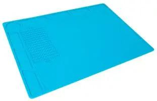 Velleman AS19 Silicone Soldering Mat, 350 X 250 Mm, Multicolor