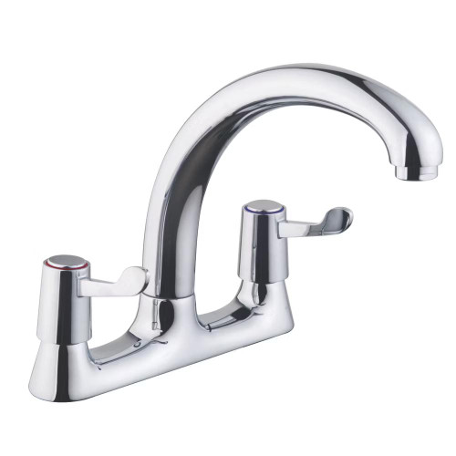 Galleny Chrome Finish Kitchen Deck Mixer Tap