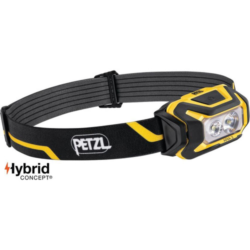 PETZL E070AA00 Aria 2 Headlamp Black/Yellow
