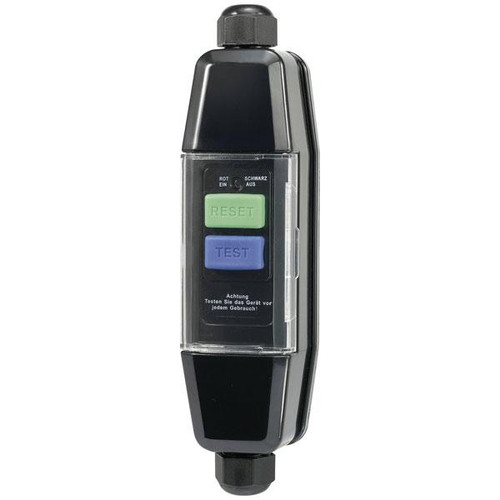 Sygonix SY-3530658 Personal Protection Adaptor Plug with PRCD 230 V/AC Black IP55