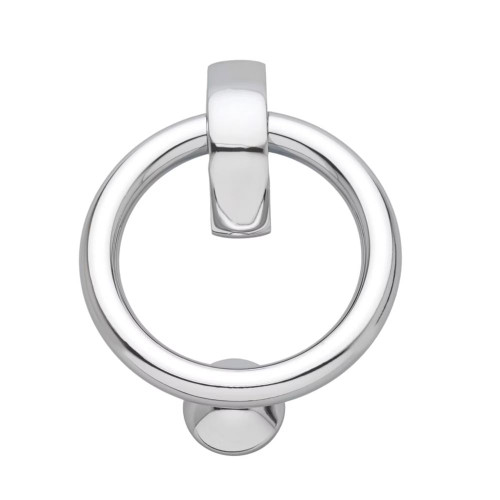 Hardware Solutions - Ring Door Knocker - Polished Chrome - 110 x 143mm