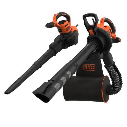 Black+Decker BEBLV300-QS 3-in-1 Electric Leaf Vacuum/Leaf Blower