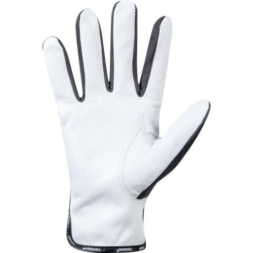 Ejendals 114-6 Size 6 "Tegera 114" Leather Glove - Black/White