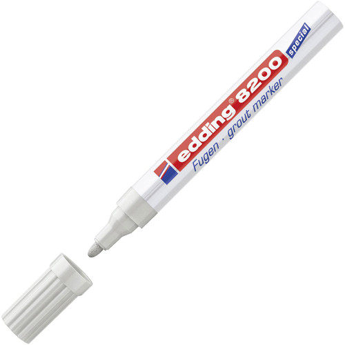 Edding 8200 Grout Marker - Silver Grey